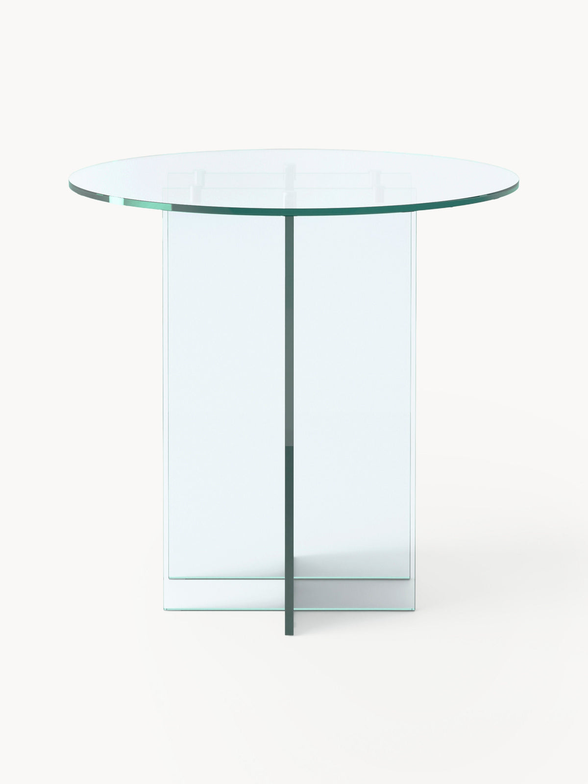 Anousa Round Glass Dining Table, in Various Sizes