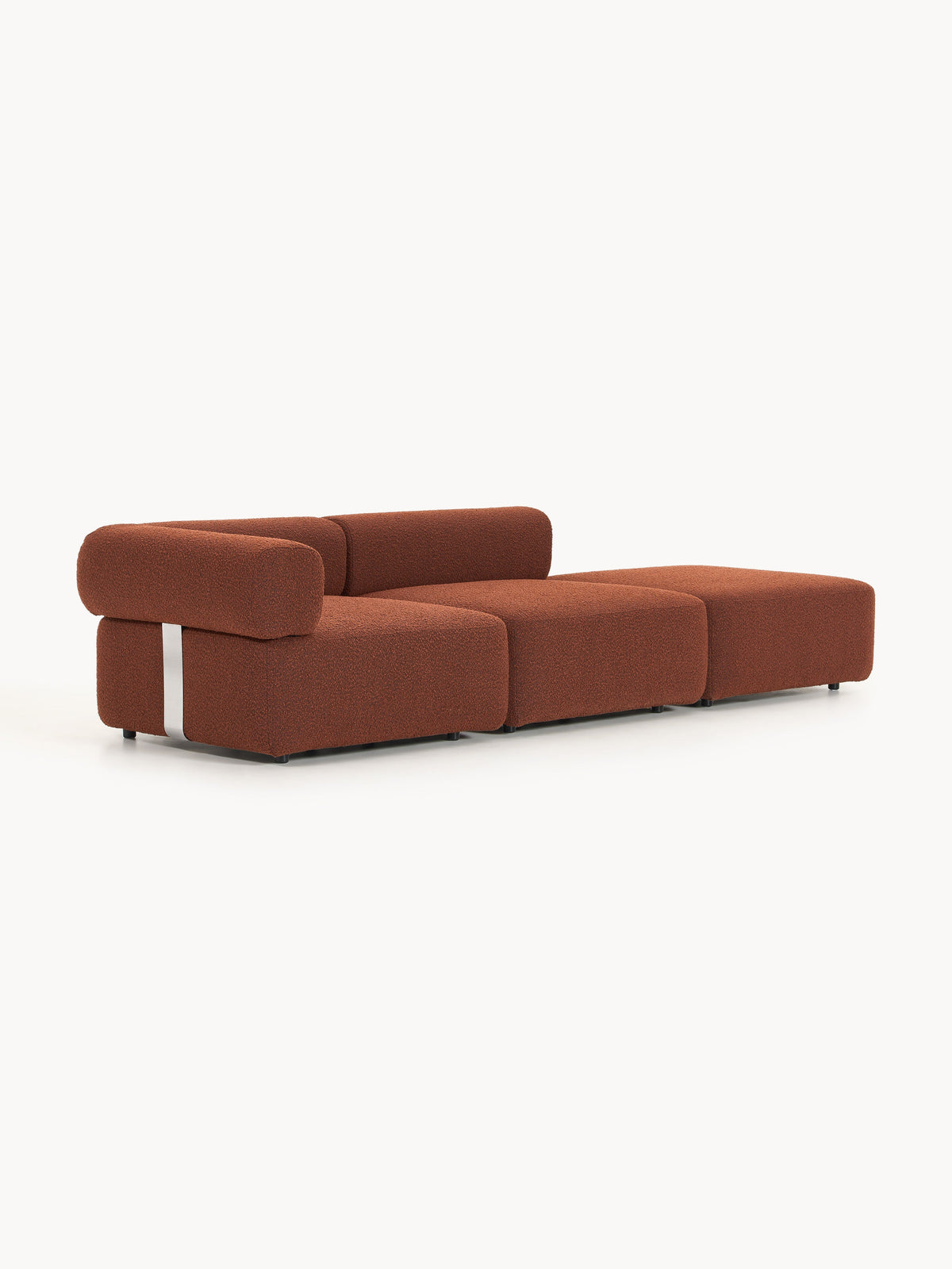 Antvaro Modular Ottoman in Bouclé