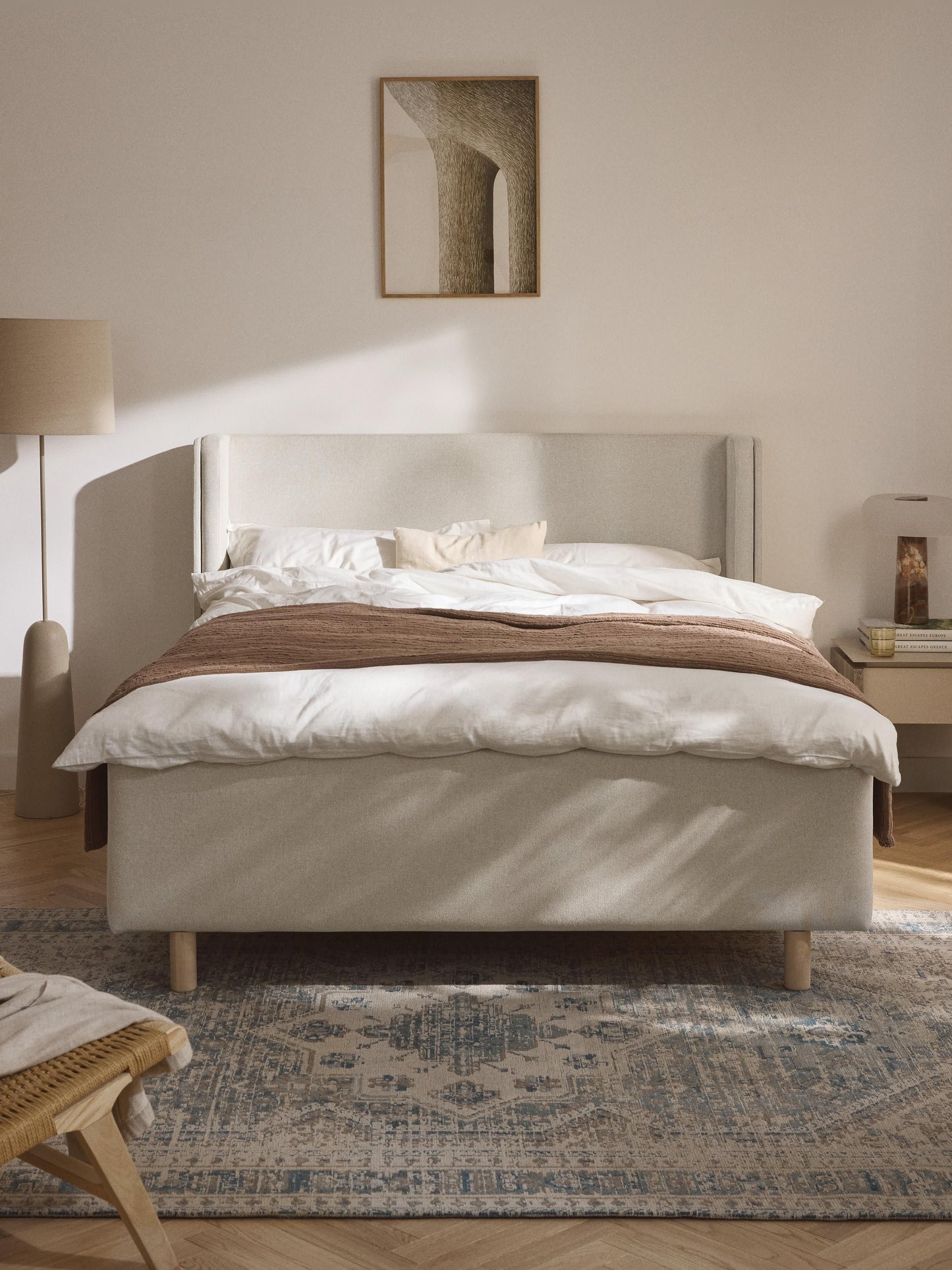 Archano Upholstered Bed with Drawers