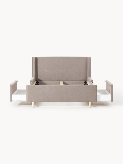 Archano Upholstered Bed with Drawers