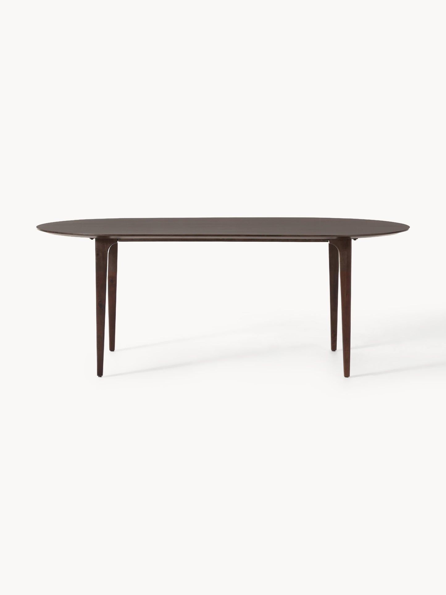 Archvero Oval Dining Table in Mango Wood, 200 x 100 cm