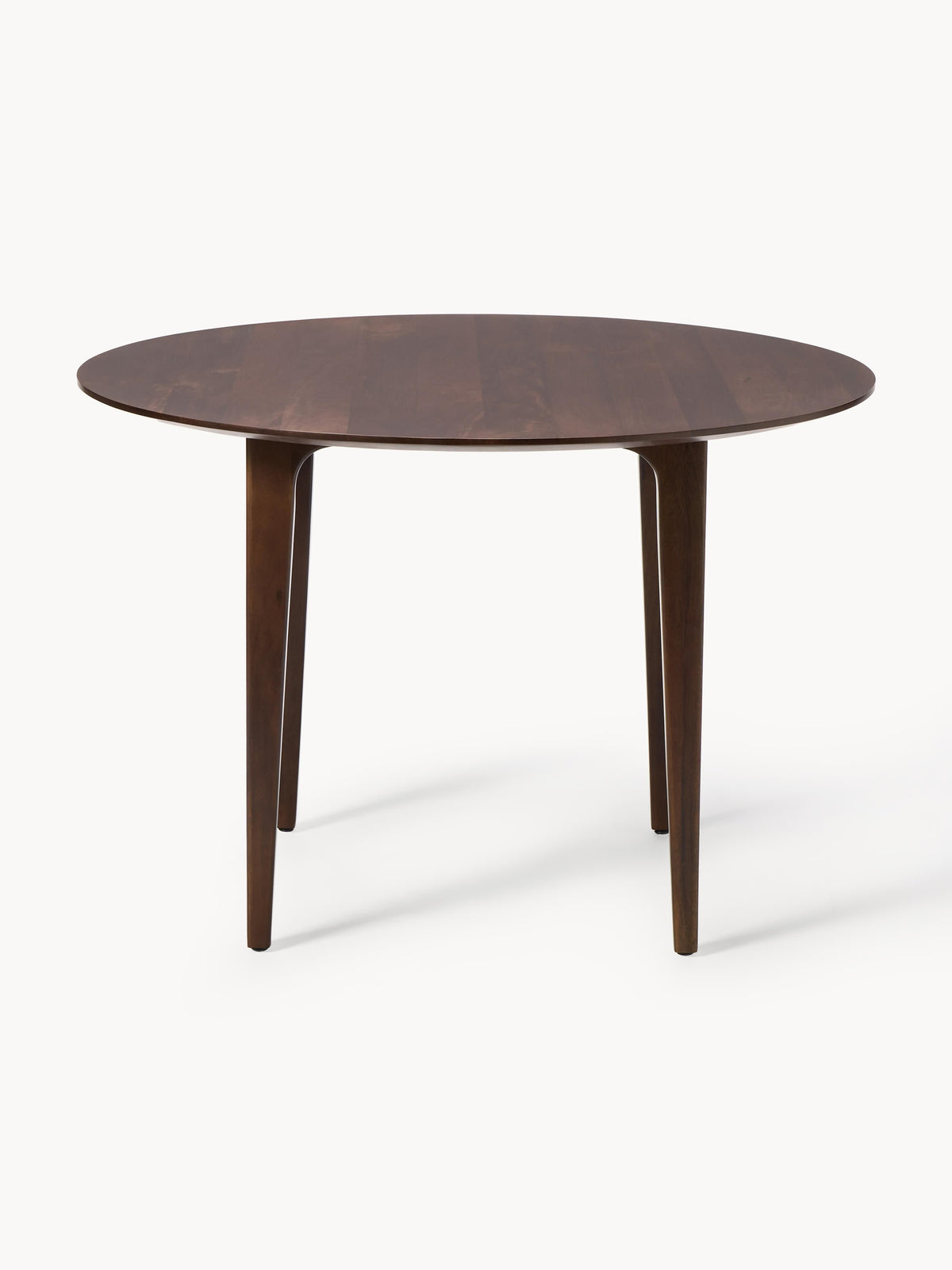 Archvero Round Dining Table in Mango Wood, Ø 110 cm