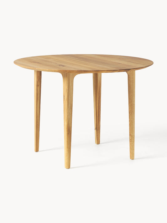 Archvero Round Oak Dining Table, Ø 110 cm