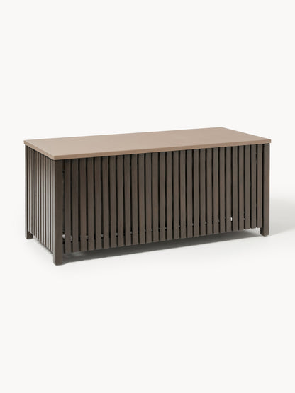 Arkvano Garden Storage Box in Acacia Wood with Insert, W 129 cm