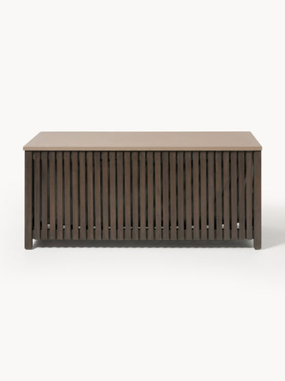 Arkvano Garden Storage Box in Acacia Wood with Insert, W 129 cm