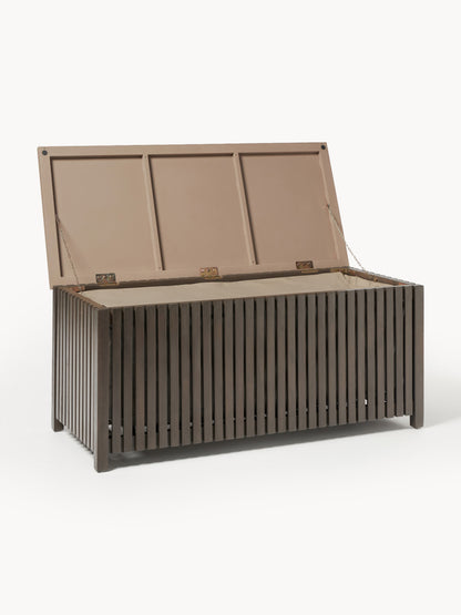 Arkvano Garden Storage Box in Acacia Wood with Insert, W 129 cm