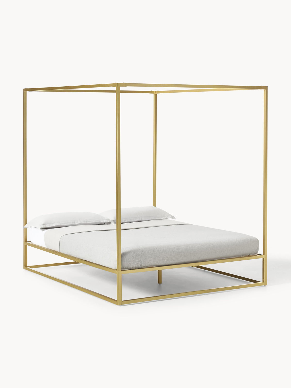 Belvano Metal Four-Poster Bed