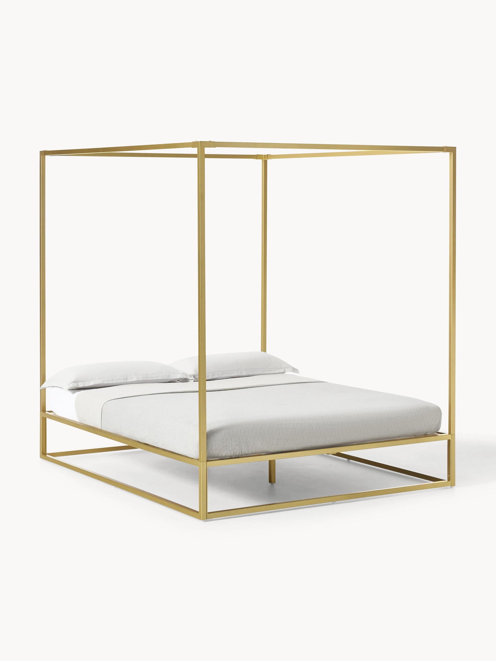 Belvano Metal Four-Poster Bed