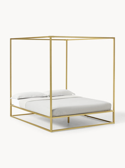 Belvano Metal Four-Poster Bed