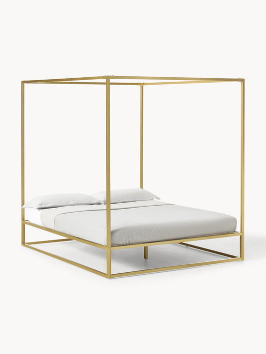 Belvano Metal Four-Poster Bed