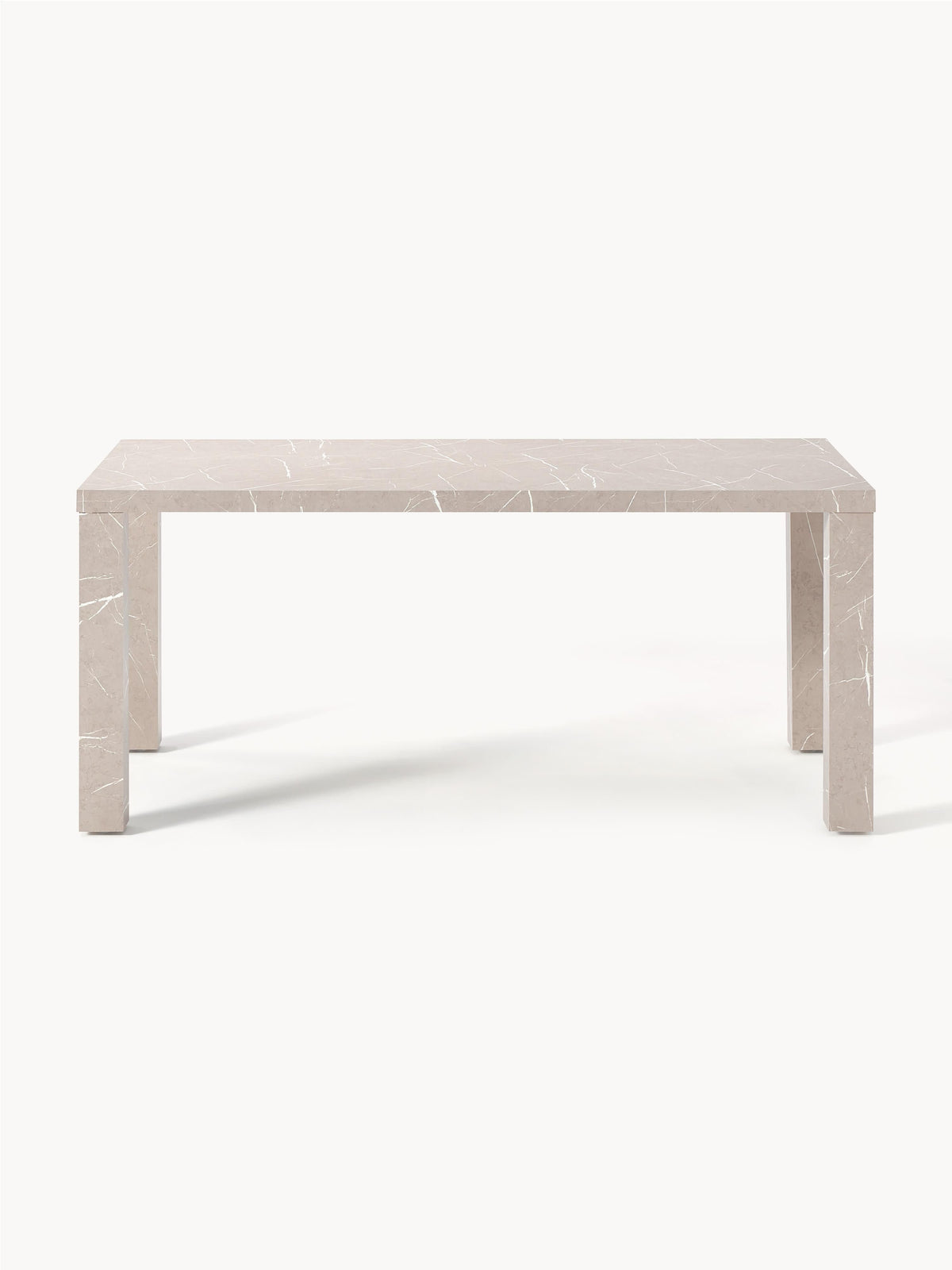 Carvello Dining Table in Marble Look, 180 x 90 cm