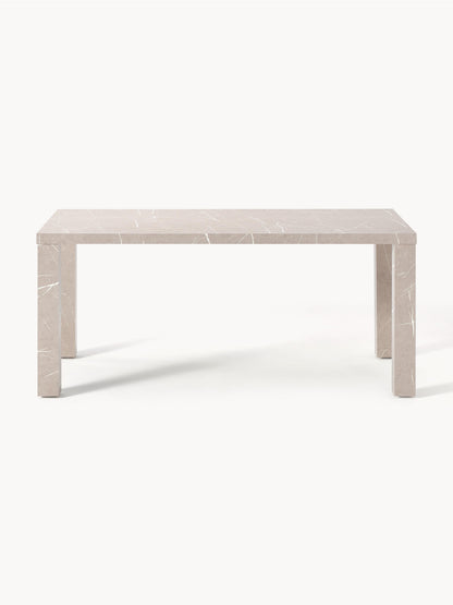 Carvello Dining Table in Marble Look, 180 x 90 cm