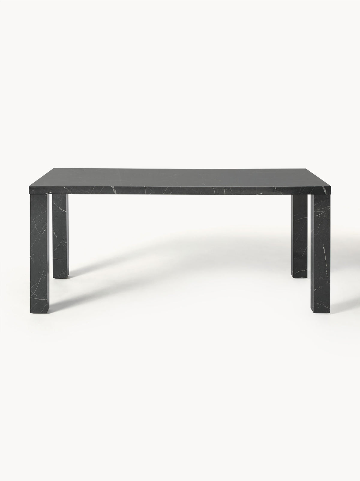 Carvello Dining Table in Marble Look, 180 x 90 cm