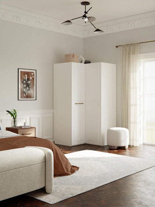 Charvella Modular Corner Wardrobe, 115 cm Wide