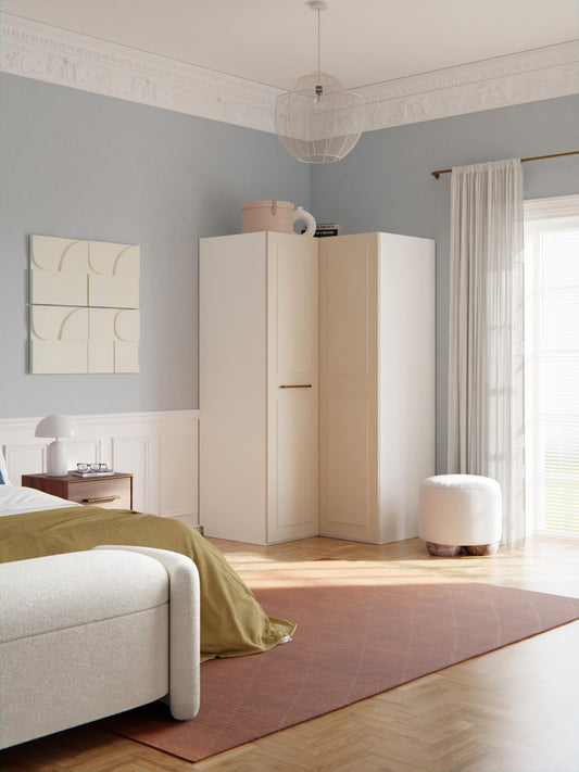 Charvella Modular Corner Wardrobe, 115 cm Wide
