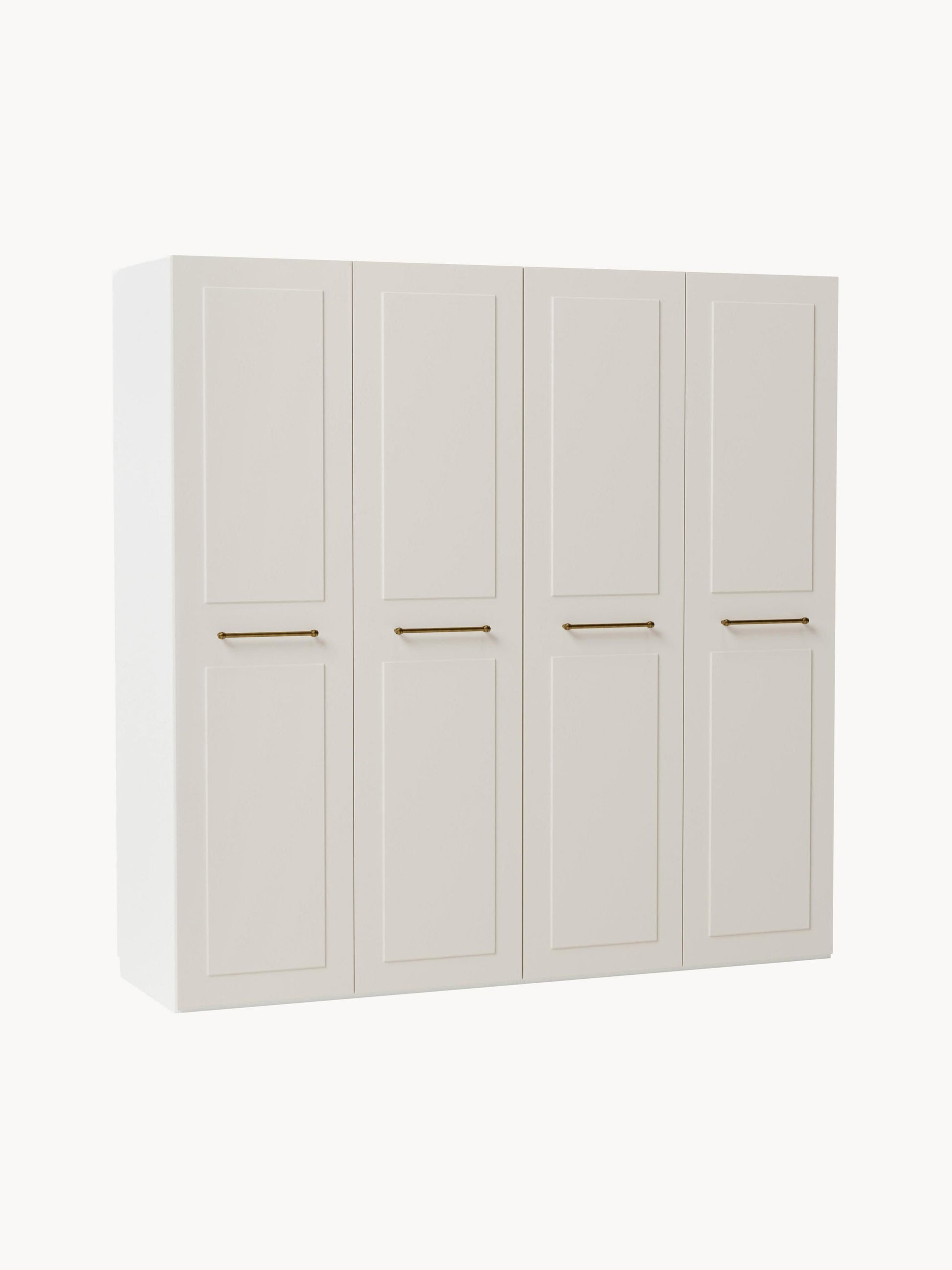Charvella Modular Hinged-Door Wardrobe, 200 cm Wide, in Various Sizes