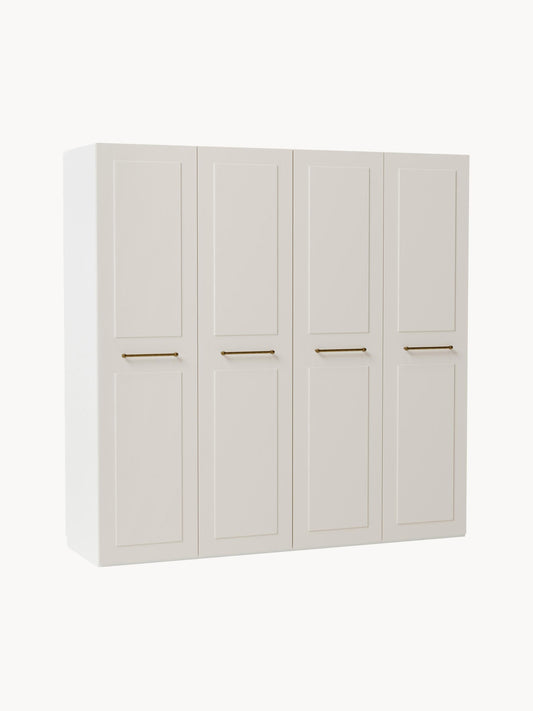 Charvella Modular Hinged-Door Wardrobe, 200 cm Wide, in Various Sizes