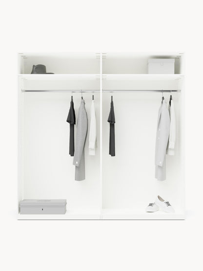 Charvella Modular Hinged-Door Wardrobe, 200 cm Wide, in Various Sizes