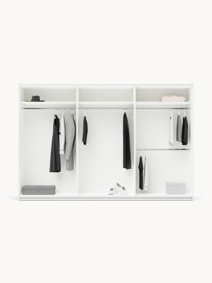 Charvella Sliding-Door Modular Wardrobe, 300 cm Wide, in Various Sizes