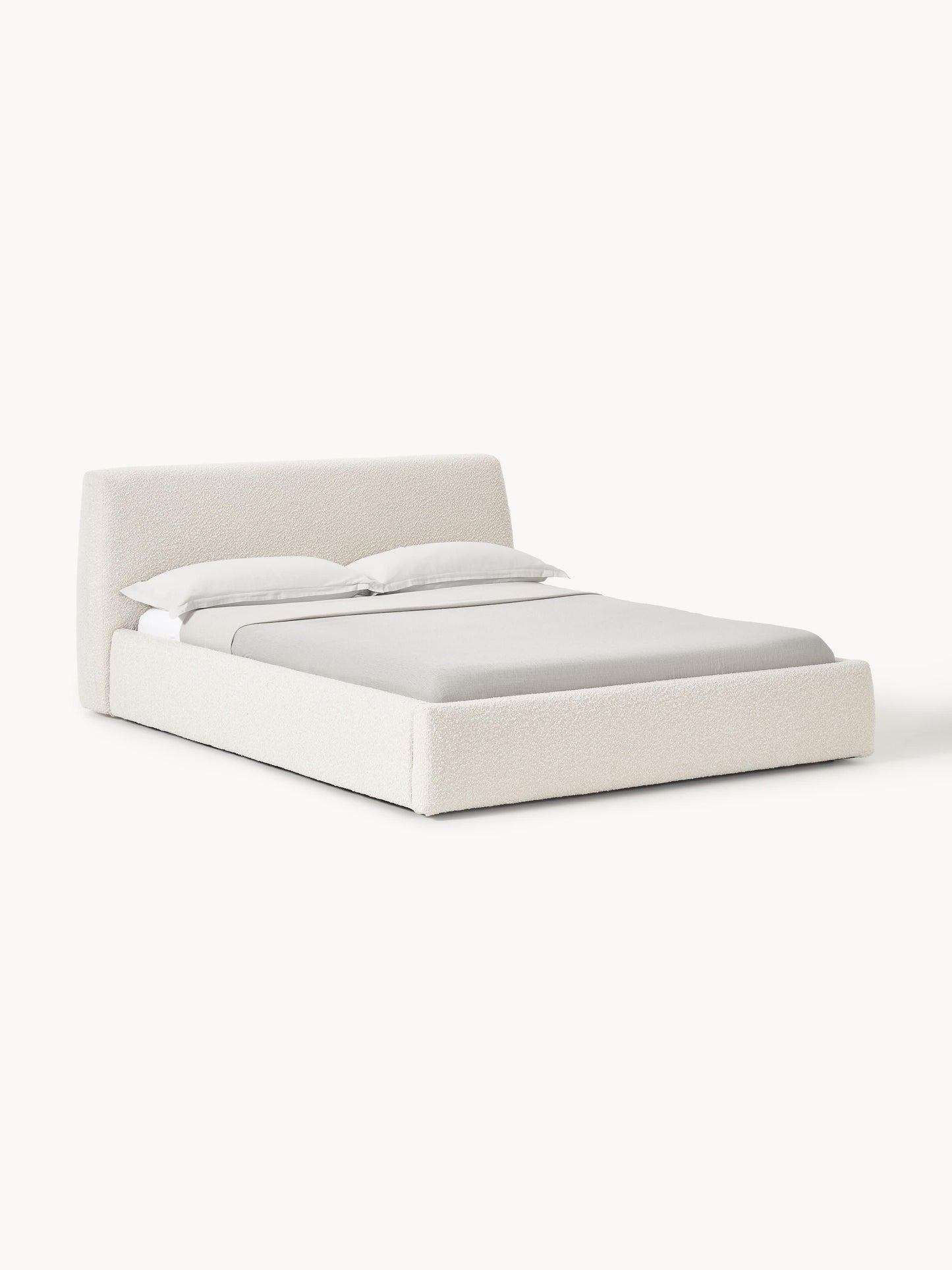 Clodan Bouclé Upholstered Bed