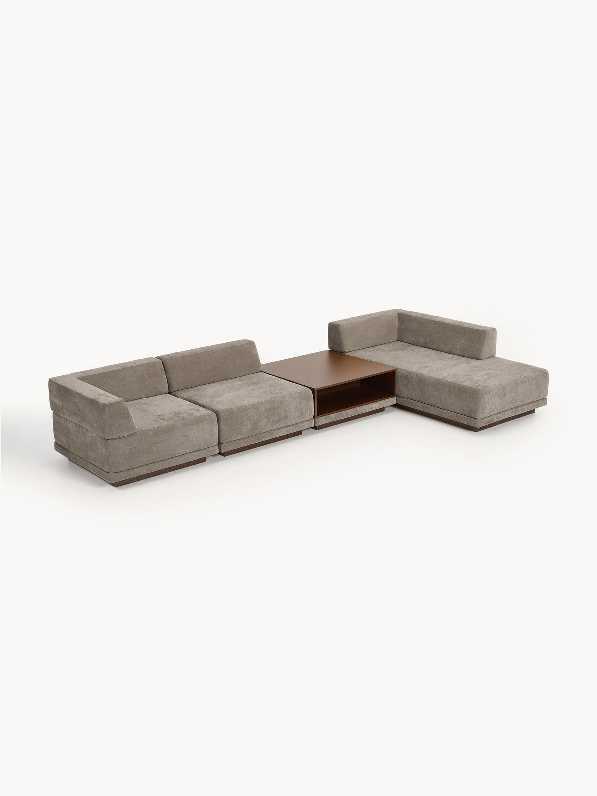 Colnaro Modular Corner Sofa (4-Seater) with Coffee Table