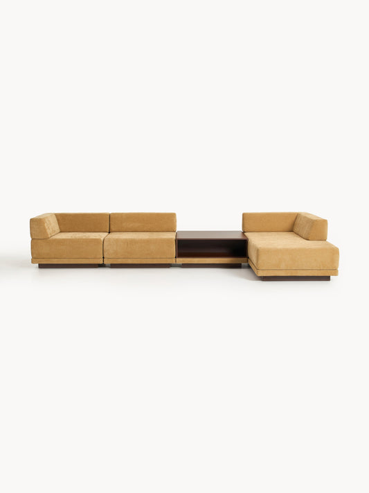 Colnaro Modular Corner Sofa (4-Seater) with Coffee Table