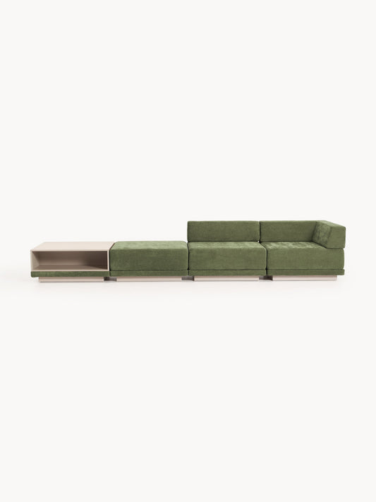 Colnaro Modular Sofa (4-Seater) with Coffee Table & Ottoman