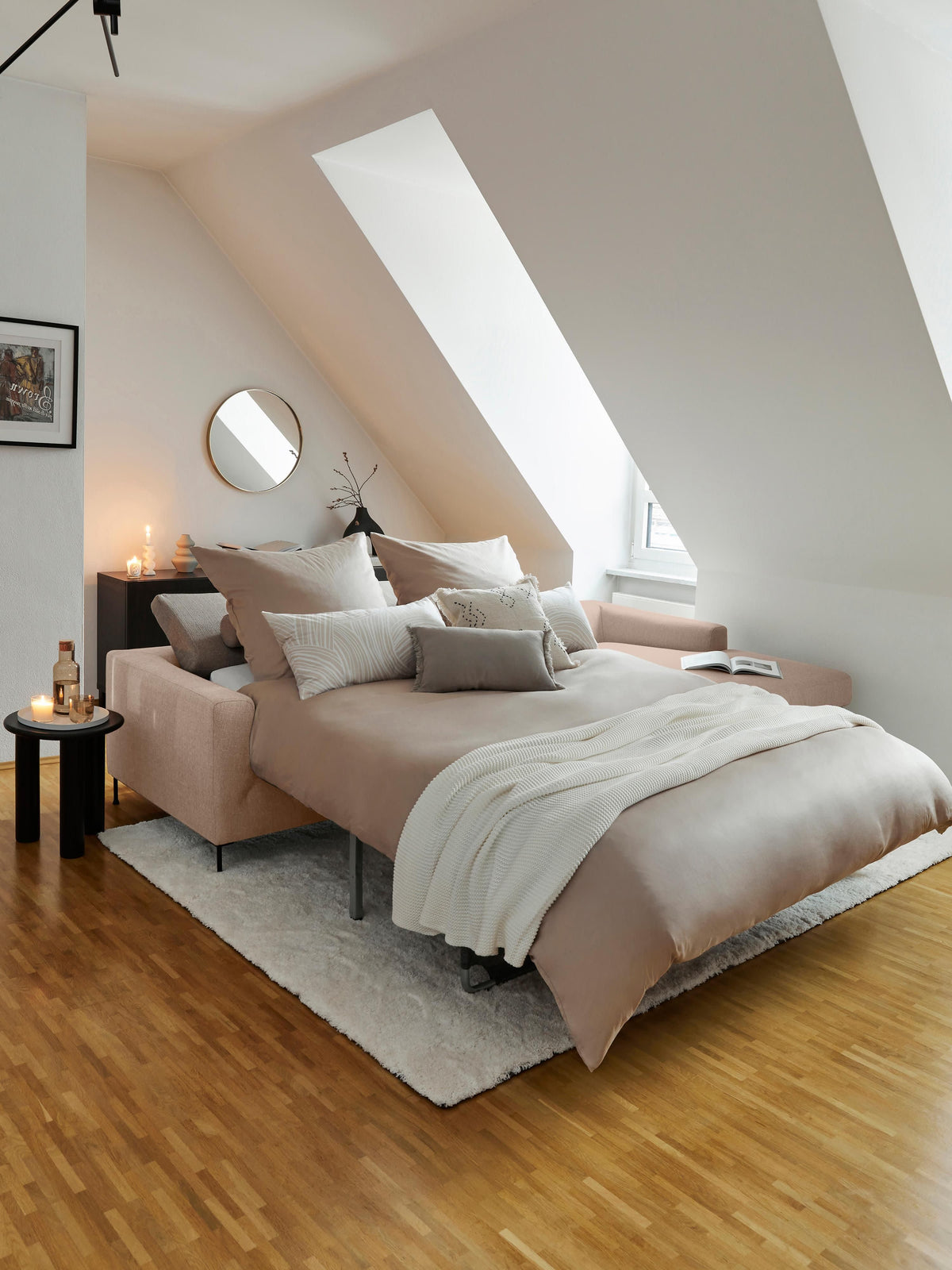 Cucalo Sofa Bed with Mattress (3-Seater)