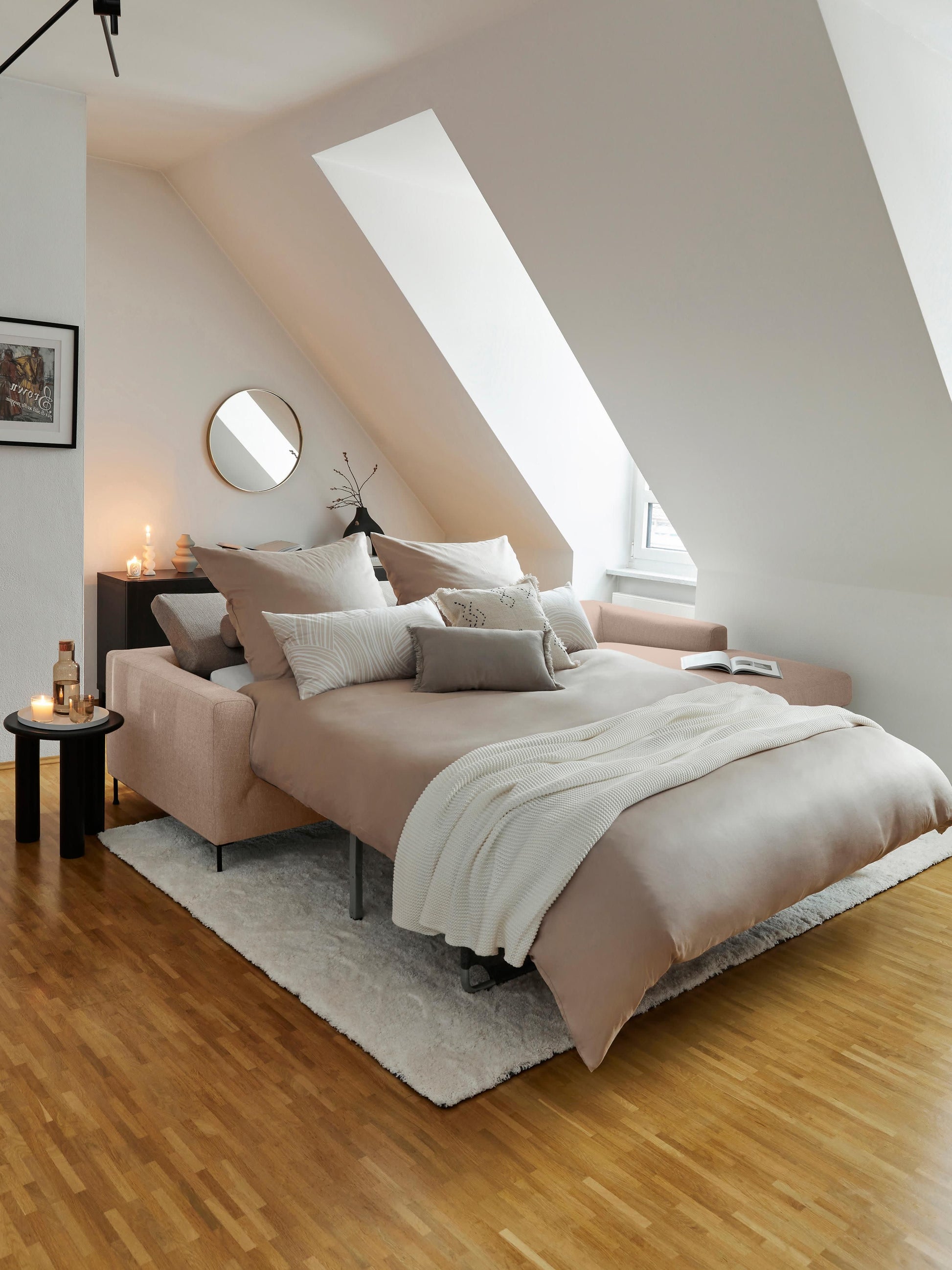 Cucalo Sofa Bed with Mattress (3-Seater)