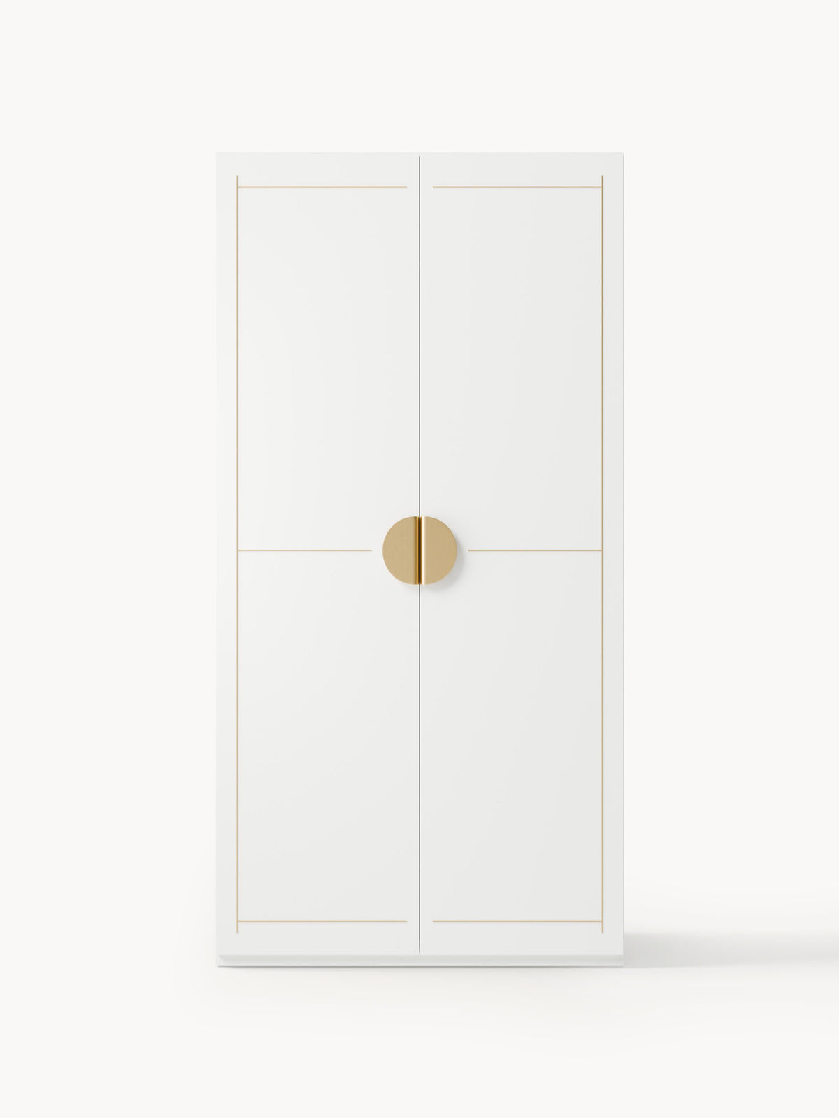 Denvira Modular Hinged-Door Wardrobe, 100 cm Wide, in Various Sizes