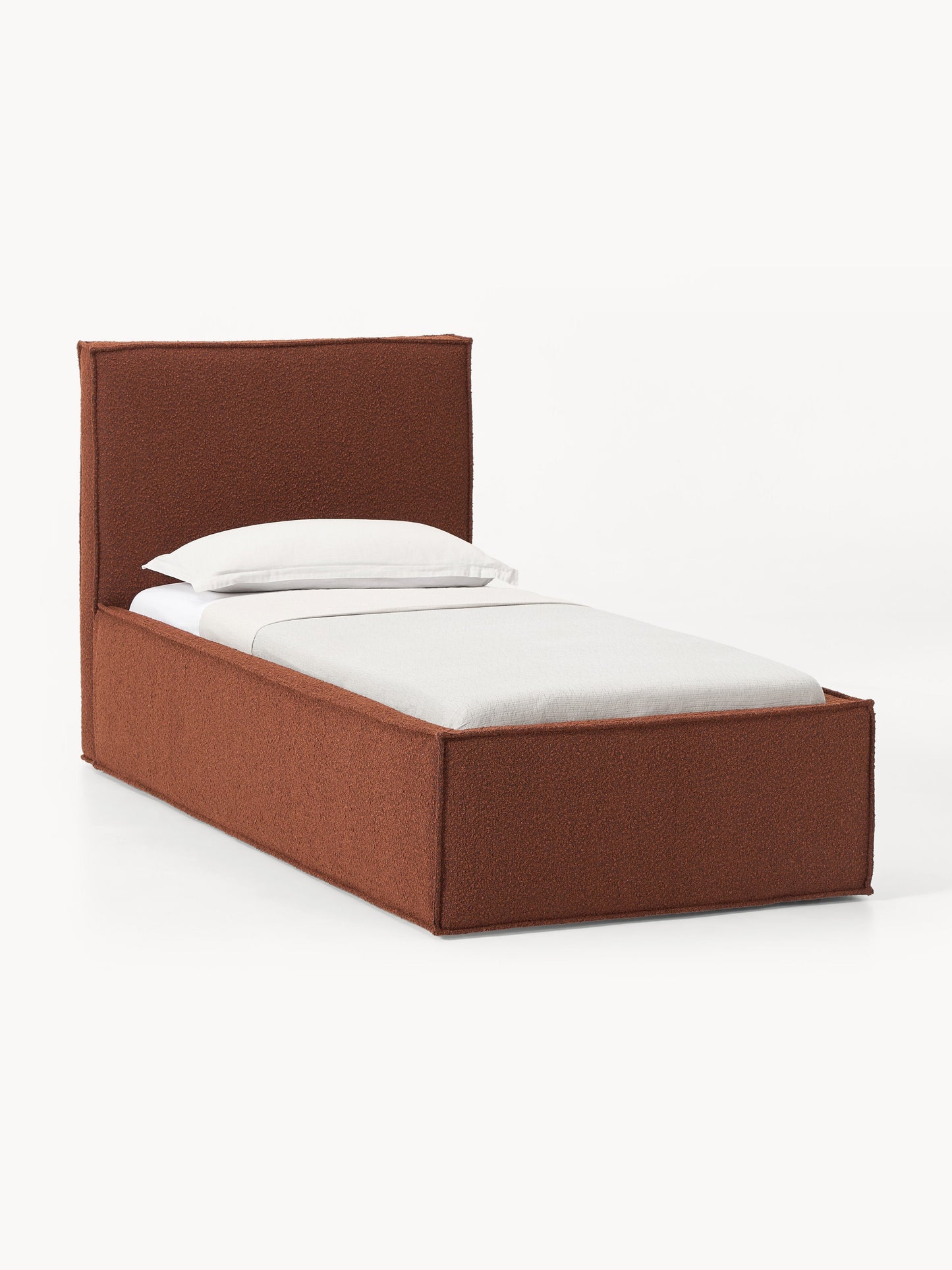 Drevio Bouclé Single Bed