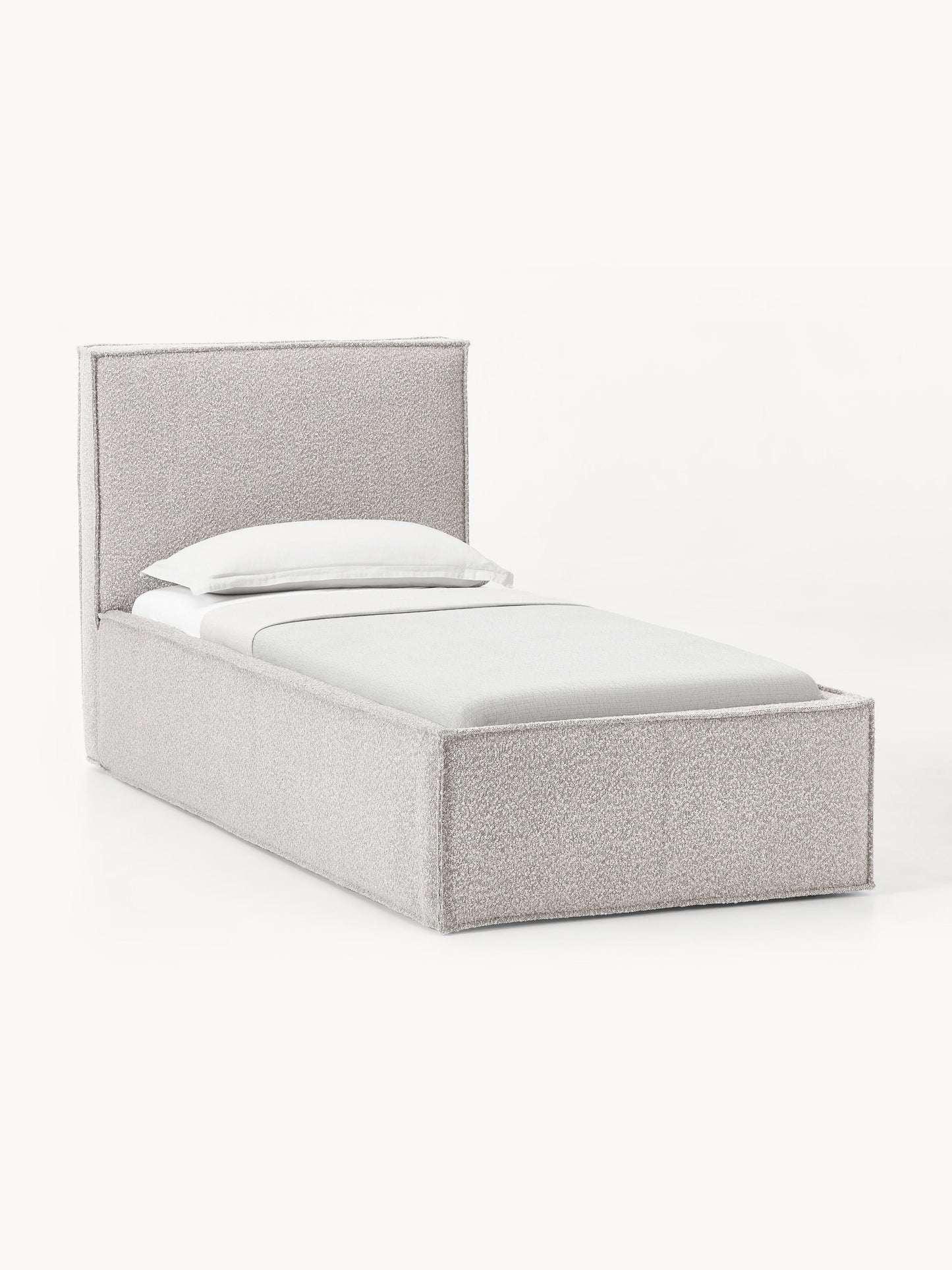 Drevio Bouclé Single Bed