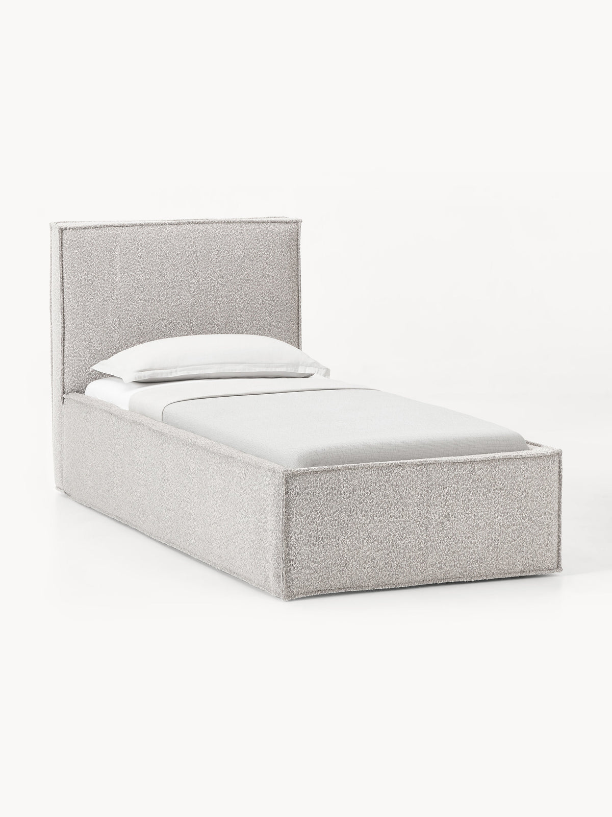 Drevio Bouclé Single Bed