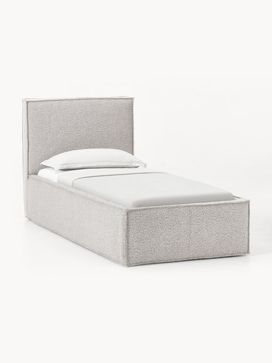 Drevio Bouclé Single Bed