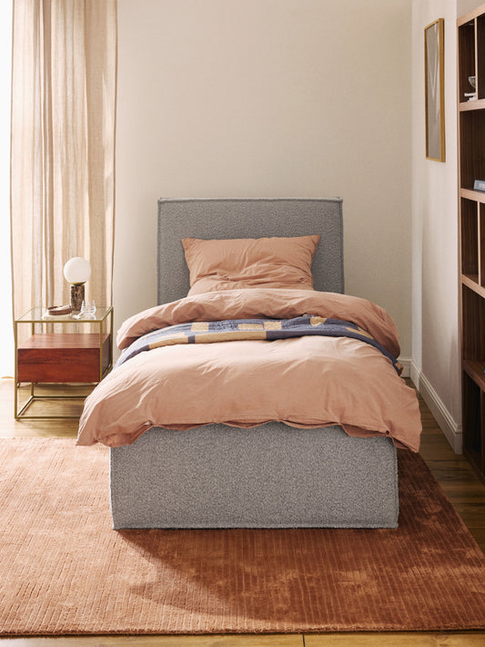 Drevio Bouclé Single Bed