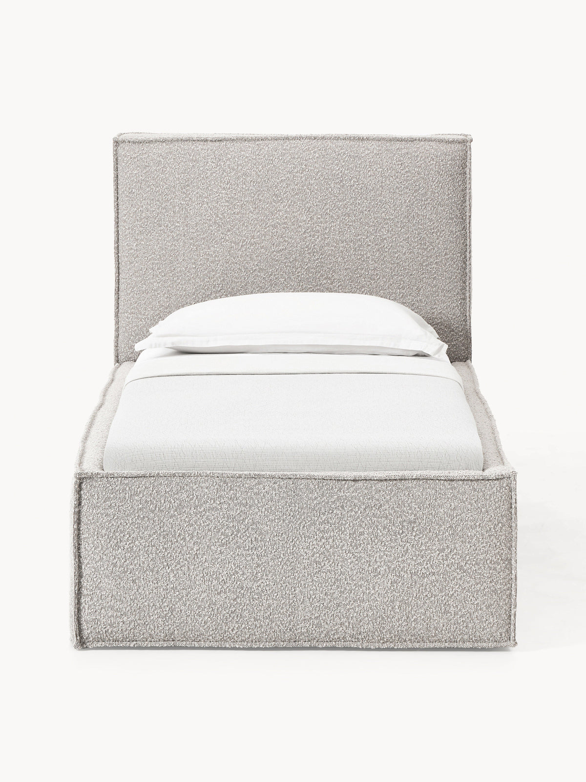 Drevio Bouclé Single Bed