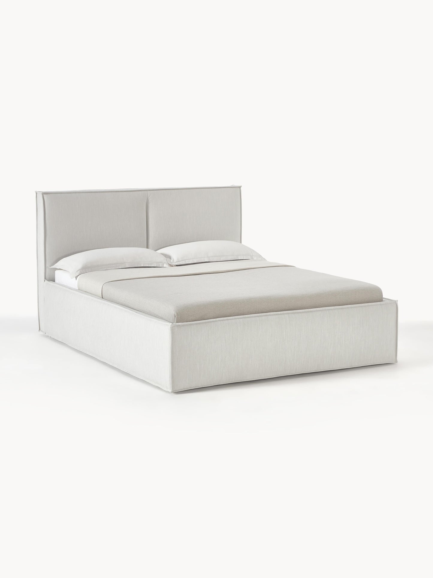 Drevio Upholstered Bed with Storage