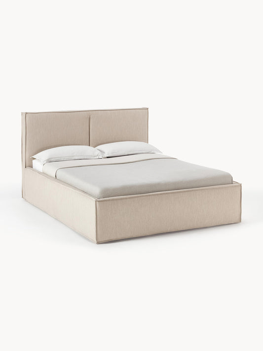 Drevio Upholstered Bed with Storage