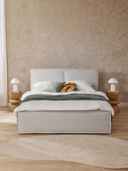 Drevio Upholstered Bed with Storage
