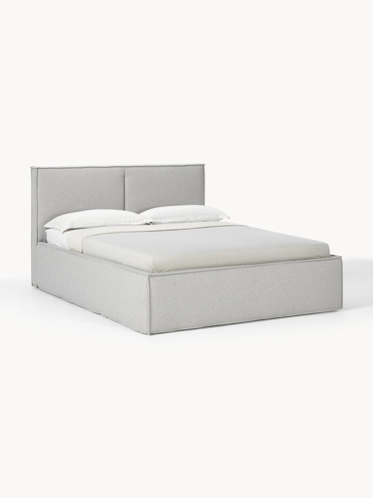 Drevio Upholstered Bed with Storage