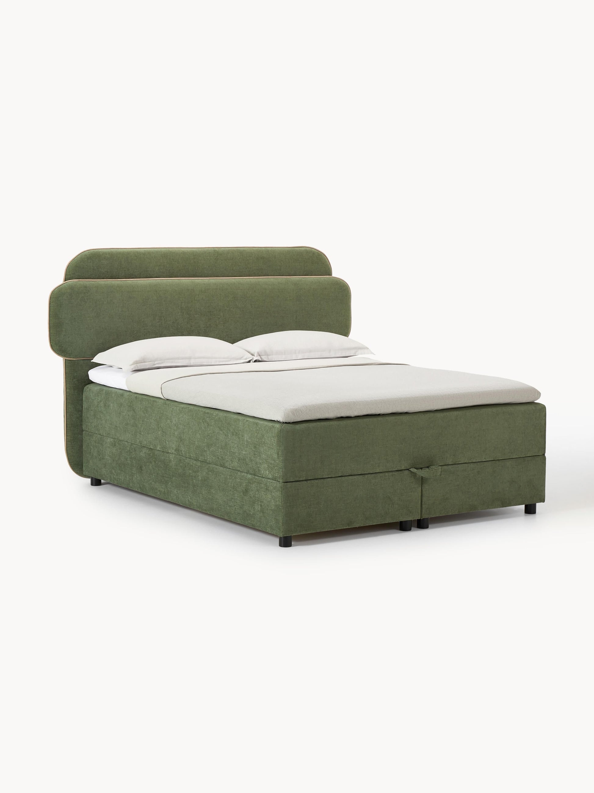 Enrisa Box Spring Bed with Storage