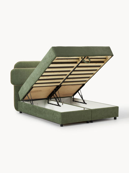Enrisa Box Spring Bed with Storage