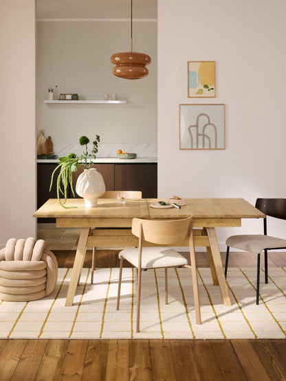 Ethvaro Extendable Dining Table, 180 - 220 x 100 cm