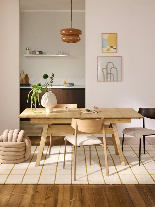 Ethvaro Extendable Dining Table, 180 - 220 x 100 cm