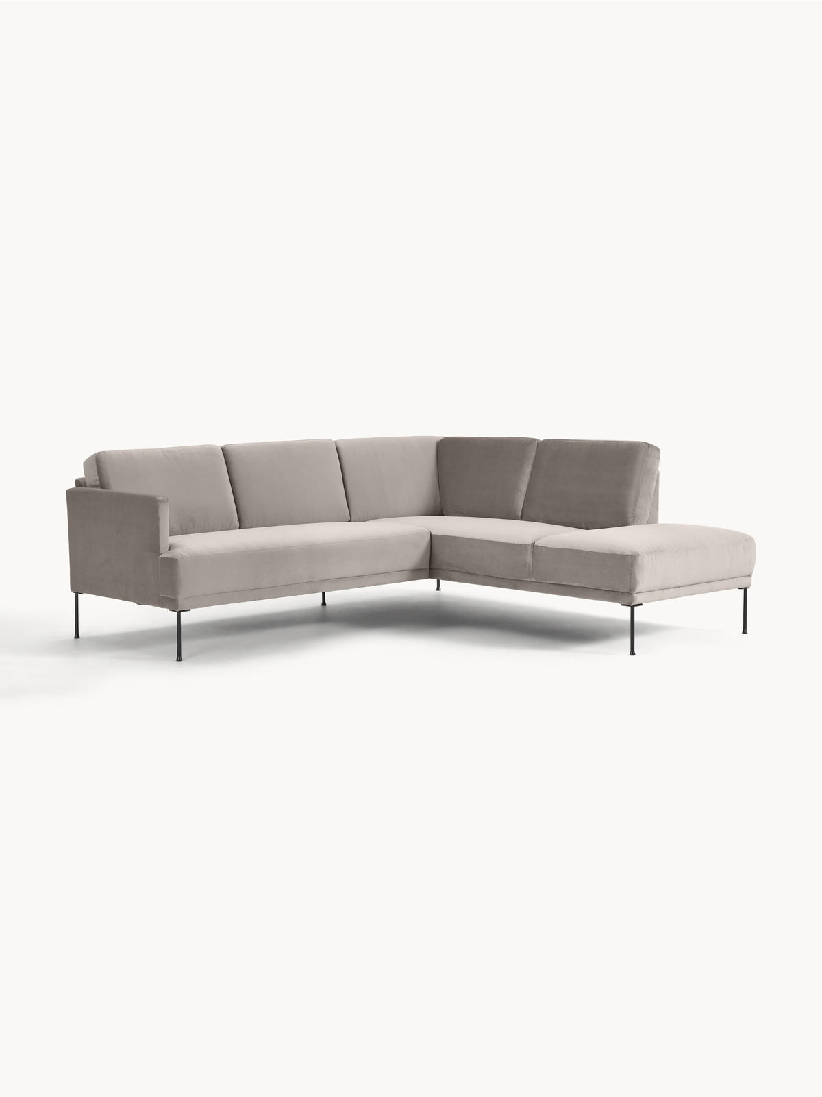 Fluvano Corner Sofa in Velvet