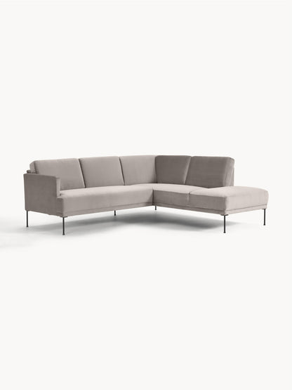 Fluvano Corner Sofa in Velvet