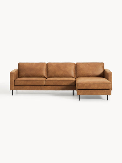 Huntero Corner Sofa in Leather (3-Seater)