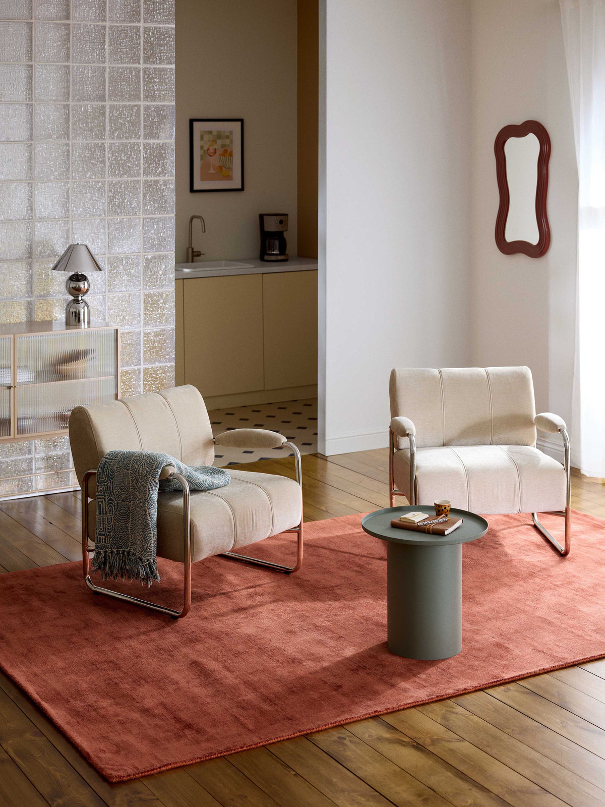 Janira Viscose Hand-Woven Rug