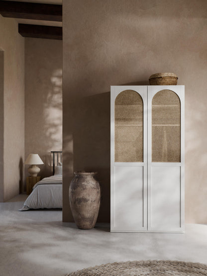 Jeanova Modular Hinged-Door Wardrobe, 100 cm Wide, in Various Sizes