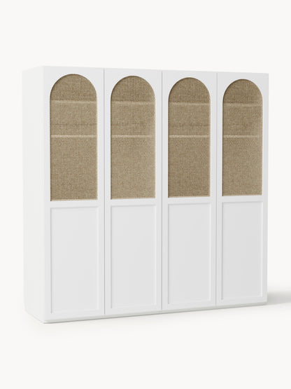 Jeanova Modular Hinged-Door Wardrobe, 200 cm Wide, in Various Sizes